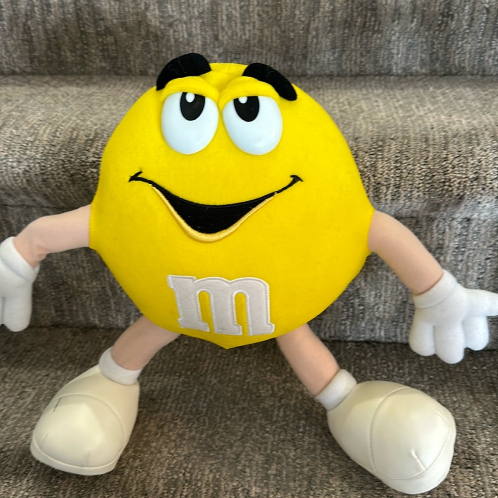 Vintage M&M’s yellow plush